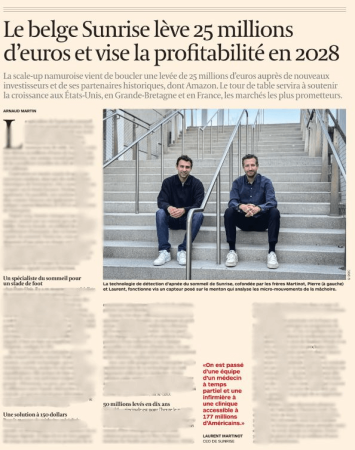 Sunrise : 50 millions € levés depuis 2015 !